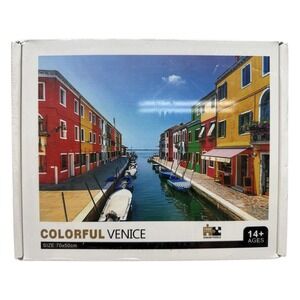 COLORFUL‎ VENICE Italy 1000 pc Jigsaw Puzzle BRAND NEW SEALED Size 70X50cm